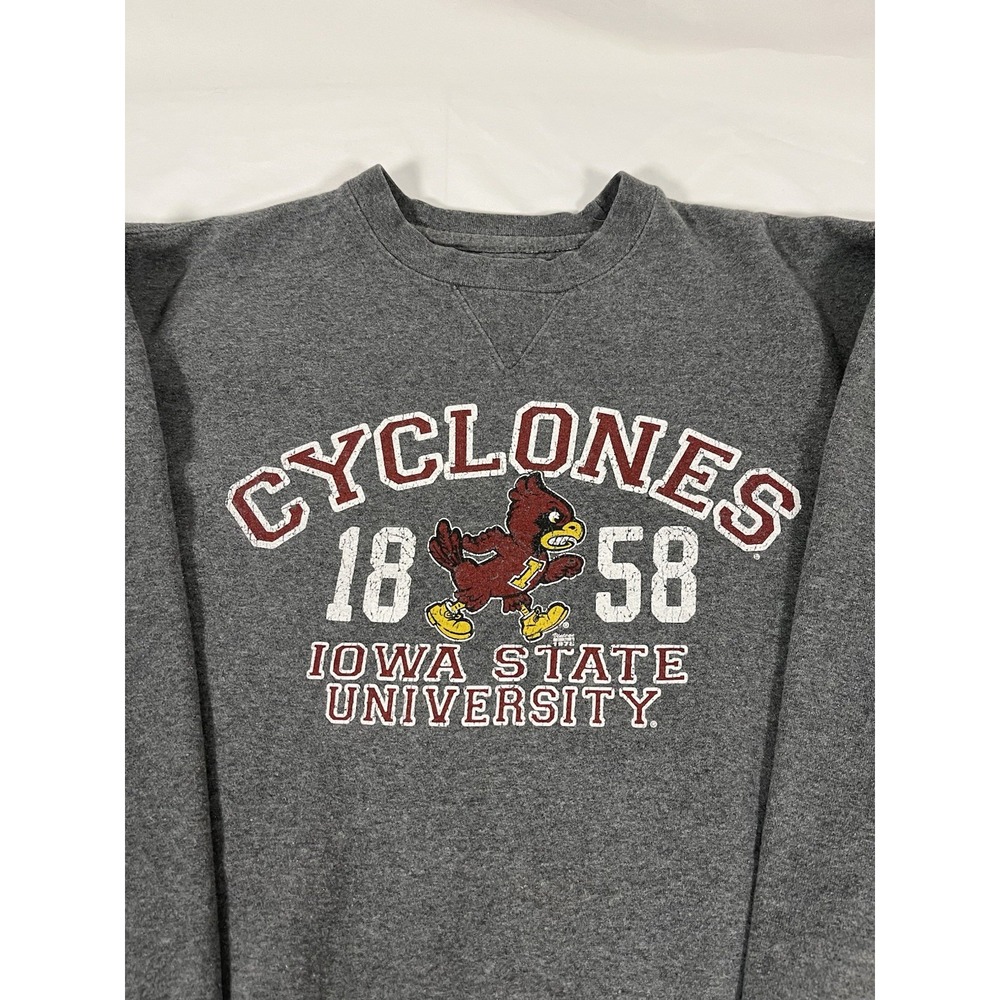 Iowa State Cyclones Crewneck Sweatshirt Gray XS Gear for Sports NCAA Pullover